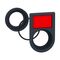 Harmony XB5, Flush mounting kit, Ø30 for push-buttons and pilot lights Ø22, plastic, 2-line legend