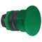 Harmony XB5, Head for non illuminated pushbutton, plastic, green, mushroom 40mm, 22mm, spring return