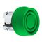 Harmony XB4, push-button head, metal, flush, green, 22mm, spring return, coloured boot, unmarked