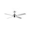 Ceiling Fan No Light Silver