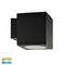 Porter 15w LED Black Large Fixed Wall Light