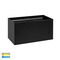 Versa Black Square Up & Down Wall Light