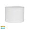 Versa White Round Up & Down Wall Light