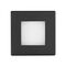 Aspen 3W LED Tricolour IP54 Reccessed Step Light Matt Black