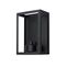 Vancouver E27 Flush Wall Exterior Small Matt Black