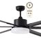 Albatross 72" DC Ceiling Fan With 24W LED Light and Remote