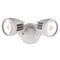 Fortress II LED Flood Light Outdoor Double Spot 2 x 15w Tricolour White