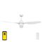 Brilliant Bahama White Smart Wi-Fi DC Ceiling Fan with CCT LED