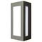 Brilliant Charcoal Eave Lantern Exterior Wall Light