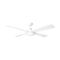 Brilliant White Tempest 52'' AC 4-Blade Ceiling Fan with LED Light