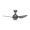 Brilliant Matt Titanium Como 36'' AC 3-Blade Ceiling Fan