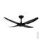 Brilliant Black Amari Series II 4-Blades 52'' DC Ceiling Fan