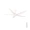 Brilliant White Amari Series II 56'' DC 5-Blades  Ceiling Fan