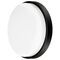 Brilliant Black Welby LED Round Bunker Light