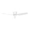Brilliant White Preston 48" DC Ceiling Fan Hugger with LED CCT Light