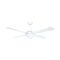 Brilliant White Tempo Plus 52'' AC 4-Blade Ceiling Fan with Light