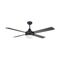 Brilliant Black Tempo Plus 52'' AC 4-Blade Ceiling Fan with Light