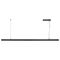 Brilliant Black Seema Linear Pendant Light