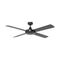 Brilliant Black with Black Blades Tempest 52'' AC Ceiling Fan