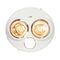 HPM 3-in-1 2-Lamp Instant Heat Bathroom Heater with Light