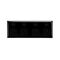 Excel - Horizontal 4 gang powerpoint 10A 240V a.c. black