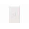 HPM Standard 10A 1 Gang Vertical Single Pole Double Throw Switch White