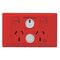 Excel Life - Medical - Common plate - Horizontal double powerpoint - RCD protected engraved - antimicrobial & chemical resistant 2 gang 10A 240V a.c. with LED power available & circuit ID red