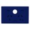 Excel Life - Medical - Common plate - Horizontal double powerpoint - RCD protected engraved - antimicrobial & chemical resistant 2 gang 10A 240V a.c. with extra function hole - Blue