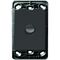 HPM VIVO 10A 1 Gang Vertical Rocker Switch Grid & Mechanism Dark Grey
