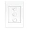 HPM VIVO 10A 3 Gang Instant Heat Controller Switch White