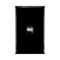 Excel - Vertical rocker switch - Single Pole Double Throw - 1 gang 2 way 10A 240V a.c. gloss black