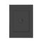 HPM VIVO 350VA 3 Wire Push Button Cover Plate Dark Grey