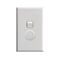 Excel - Vertical rotary dimmer leading edge 2 wire 400VA 240V a.c. gloss white