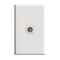 Excel - TV outlet F to Pal 1 gang 75 Ohm gloss white