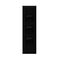 Excel - Architrave rocker switch - Single Pole Double Throw - 3 gang 2 way 10A 240V a.c. black