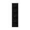 Excel - Architrave rocker switch - Single Pole Double Throw - 4 gang 2 way 10A 240V a.c. black