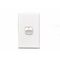 Excel - Vertical heavy duty rocker switch 1 gang 2 way 40A 240V a.c. gloss white