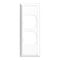 Excel - Architrave coverplate 2 gang white