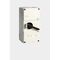 AQUA 20A IP56 Threaded Entry 1 Gang Isolating Switch Mist Grey