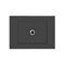 HPM VIVO Coaxial TV Outlet 1 Gang Dark Grey