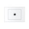 HPM VIVO 1 Gang Coaxial TV Outlet White