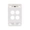 HPM VIVO 4 Gang Switch Grid White