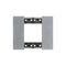 Bticino Living Now 2 Module Coverplate Moon
