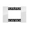 Bticino Living Now 3 Module Coverplate Ice
