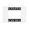 Bticino Living Now 3 Module Coverplate White
