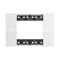 Bticino Living Now 3 Module Coverplate Pixel