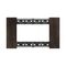 Bticino Living Now 4 Module Coverplate Walnut