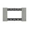 Bticino Living Now 4 Module Coverplate Steel