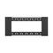 Bticino Living Now 6 Module Coverplate Black