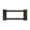 Bticino Living Now 6 Module Coverplate Walnut